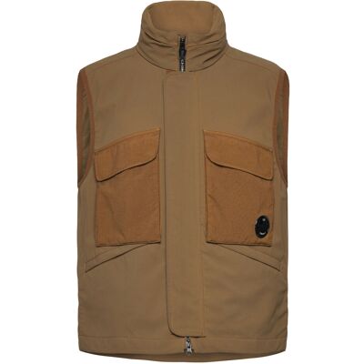C.P. Company Gd Shell Lens-Detailed Vest L TOFFEE L C.P. Company Gd Shell Lens-Detailed Vest L TOFFEE L