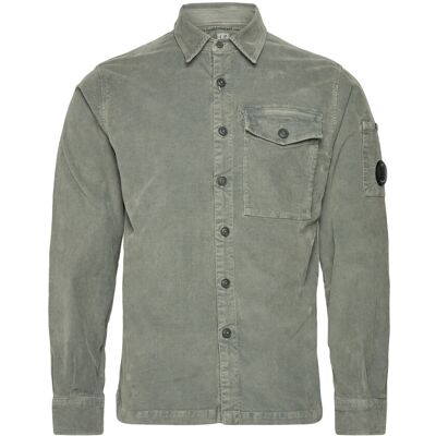 C.P. Company Corduroy Lens Buttoned Shirt XS GRAPE LEAF XS C.P. Company Corduroy Lens Buttoned Shirt XS GRAPE LEAF XS