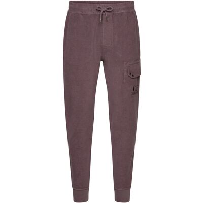 C.P. Company Reverse Brushed & Emerized Diagonal Fleece Mixed Jogger XL PURPLE DOVE XL C.P. Company Reverse Brushed & Emerized Diagonal Fleece Mixed Jogger XL PURPLE DOVE XL