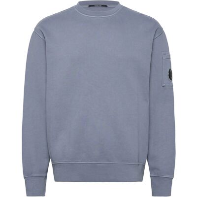 C.P. Company Logo Embroidered Crewneck Sweatshirt XXXL FLINT STONE XXXL C.P. Company Logo Embroidered Crewneck Sweatshirt XXXL FLINT STONE XXXL