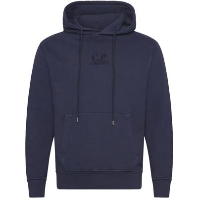 C.P. Company Logo Emroidered Hoodie XXL ESTATE BLUE XXL C.P. Company Logo Emroidered Hoodie XXL ESTATE BLUE XXL