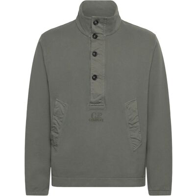 C.P. Company Logo Embroidered Sweatshirt M GRAPE LEAF M C.P. Company Logo Embroidered Sweatshirt M GRAPE LEAF M