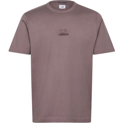 C.P. Company Twisted Logo Print T-Shirt XXXL PURPLE DOVE XXXL C.P. Company Twisted Logo Print T-Shirt XXXL PURPLE DOVE XXXL