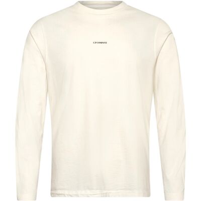 C.P. Company Cotton Longsleeve S GAUZE WHITE S C.P. Company Cotton Longsleeve S GAUZE WHITE S
