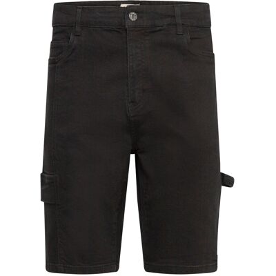 Pro-Ject Dp Flap Pocket Denim Shorts 34 BLACK WASHED 34 Pro-Ject Dp Flap Pocket Denim Shorts 34 BLACK WASHED 34