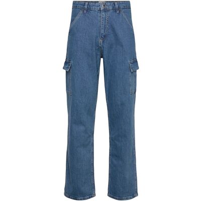 Pro-Ject Dp Cargo Loose Jeans 31 MID BLUE WASHED 31 Pro-Ject Dp Cargo Loose Jeans 31 MID BLUE WASHED 31