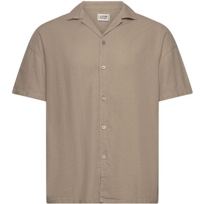 Pro-Ject Dp Linen Blend Shirt XS ROASTED CASHEW XS Pro-Ject Dp Linen Blend Shirt XS ROASTED CASHEW XS
