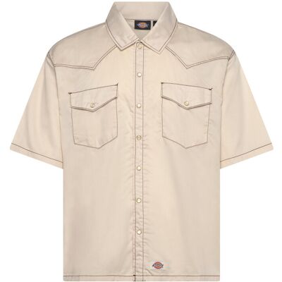 Dickies River Ranch Work Shirt Ss M WHITECAP GRAY M Dickies River Ranch Work Shirt Ss M WHITECAP GRAY M