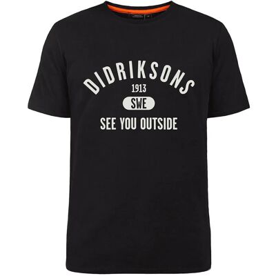 Didriksons Harald Usx T-Sh Col L BLACK L Didriksons Harald Usx T-Sh Col L BLACK L
