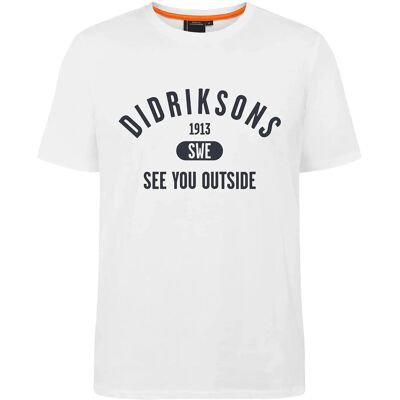 Didriksons Harald Usx T-Sh Col S SNOW WHITE S Didriksons Harald Usx T-Sh Col S SNOW WHITE S
