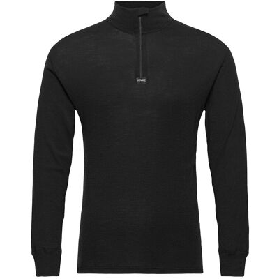 Dovre Wool 1/1 Ærme & Zipper XL SVART XL Dovre Wool 1/1 Ærme & Zipper XL SVART XL