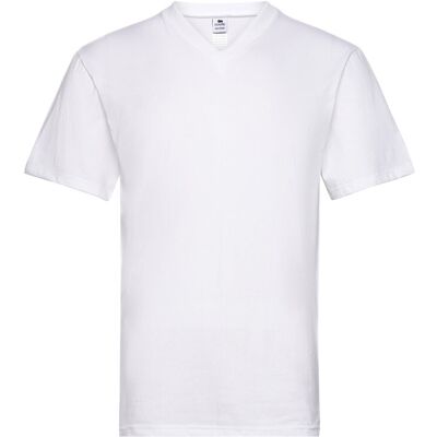 Dovre T-Shirts V-Neck Organic. S WHITE S Dovre T-Shirts V-Neck Organic. S WHITE S