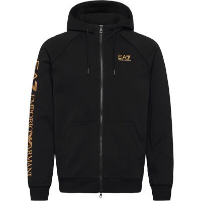 EA7 Sweatshirt XL BLACK/GOLD XL EA7 Sweatshirt XL BLACK/GOLD XL