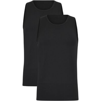 Enkel Studio Tank Top 2-Pack Eswilliam L BLACK L Enkel Studio Tank Top 2-Pack Eswilliam L BLACK L
