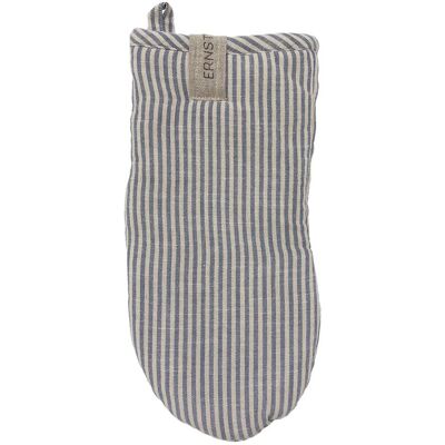ERNST Oven Glove 16X30CM BLUE/BEIGE 16X30CM ERNST Oven Glove 16X30CM BLUE/BEIGE 16X30CM