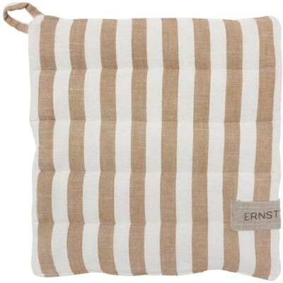 ERNST Pot Holder 23X25CM CARAMEL/WHITE 23X25CM ERNST Pot Holder 23X25CM CARAMEL/WHITE 23X25CM