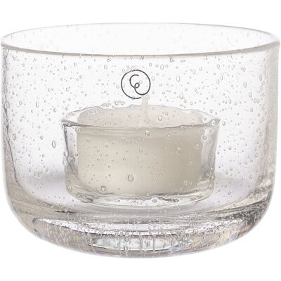 ERNST Candleholder Ø8X6.0CM CLEAR Ø8X6.0CM ERNST Candleholder Ø8X6.0CM CLEAR Ø8X6.0CM