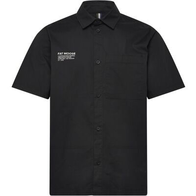 Fat Moose Evan Shirt Ss S BLACK S Fat Moose Evan Shirt Ss S BLACK S