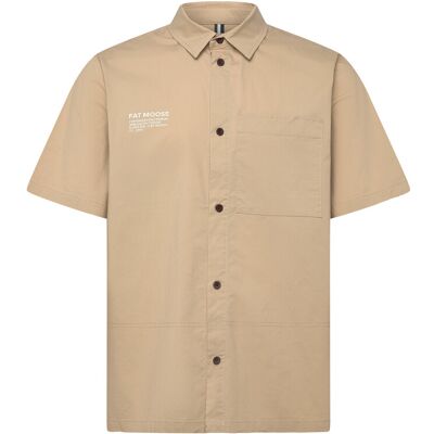 Fat Moose Evan Shirt Ss S KHAKI S Fat Moose Evan Shirt Ss S KHAKI S