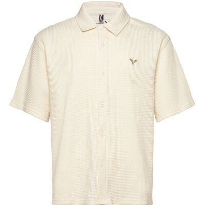 Fat Moose Scott S/S Shirt S ECRU S Fat Moose Scott S/S Shirt S ECRU S