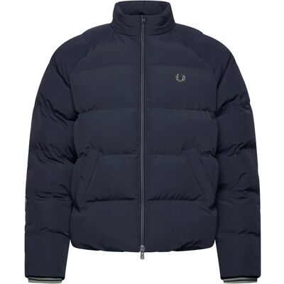 Fred Perry Raglan Sleeve Padded Jacket XXL DARK AIRFORCE XXL Fred Perry Raglan Sleeve Padded Jacket XXL DARK AIRFORCE XXL