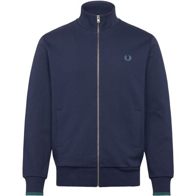 Fred Perry Zip Through Sweatshirt M TENNIS BLUE M Fred Perry Zip Through Sweatshirt M TENNIS BLUE M