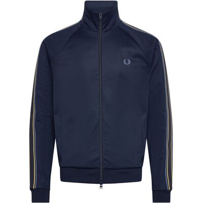 Fred Perry Tramline Tape Track Jkt XL TENNIS BLUE XL Fred Perry Tramline Tape Track Jkt XL TENNIS BLUE XL