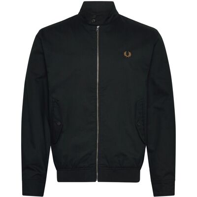 Fred Perry Twill Harrington Jkt M BLACK M Fred Perry Twill Harrington Jkt M BLACK M