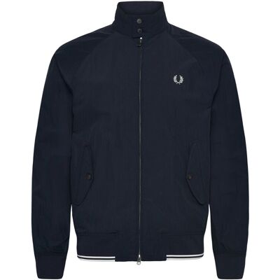 Fred Perry Crinkle Harrington Jkt XXL NAVY XXL Fred Perry Crinkle Harrington Jkt XXL NAVY XXL