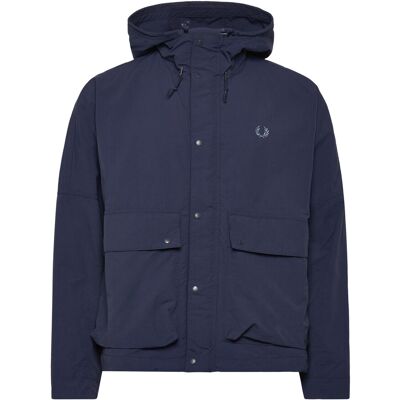 Fred Perry Cropped Ripstop Parka XL TENNIS BLUE XL Fred Perry Cropped Ripstop Parka XL TENNIS BLUE XL