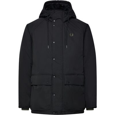 Fred Perry Padded Zip Through Jkt S BLACK S Fred Perry Padded Zip Through Jkt S BLACK S