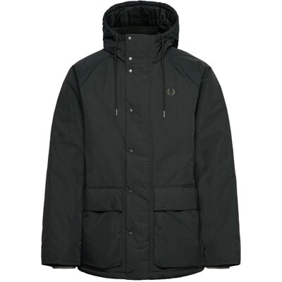 Fred Perry Padded Zip Through Jkt M NIGHT GREEN M Fred Perry Padded Zip Through Jkt M NIGHT GREEN M