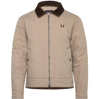 Fred Perry Cotton Caban Jacket XXL WARM OAT XXL Fred Perry Cotton Caban Jacket XXL WARM OAT XXL