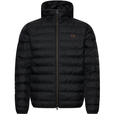 Fred Perry Hooded Insulated Jkt S BLACK S Fred Perry Hooded Insulated Jkt S BLACK S