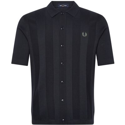 Fred Perry Tonal Vertical Stripe Shirt XL NAVY XL Fred Perry Tonal Vertical Stripe Shirt XL NAVY XL