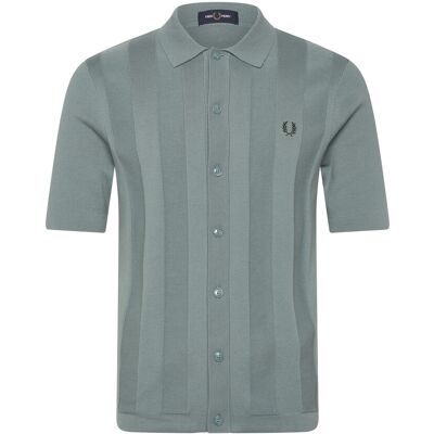 Fred Perry Tonal Vertical Stripe Shirt M STOCKPORT BLUE M Fred Perry Tonal Vertical Stripe Shirt M STOCKPORT BLUE M