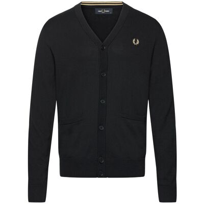 Fred Perry Classic Cardigan S BLACK S Fred Perry Classic Cardigan S BLACK S