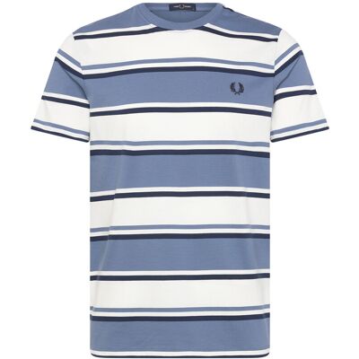 Fred Perry Bold Striped T-Shirt XS ACE BLUE XS Fred Perry Bold Striped T-Shirt XS ACE BLUE XS
