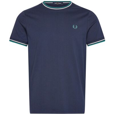 Fred Perry Twin Tipped T-Shirt S TNSBL/SNWHT/DPMT S Fred Perry Twin Tipped T-Shirt S TNSBL/SNWHT/DPMT S
