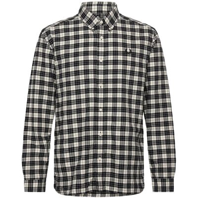 Fred Perry Tartan Oxford Shirt M ECRU M Fred Perry Tartan Oxford Shirt M ECRU M