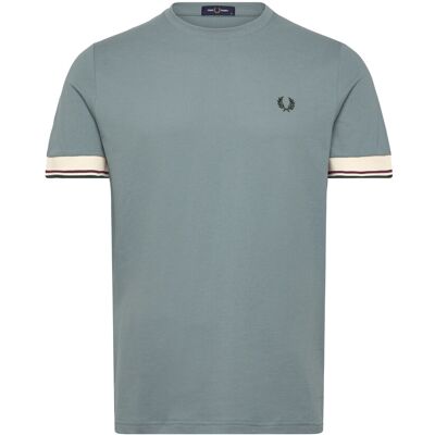 Fred Perry Twin Tipped Cuff T-Shirt M STOCKPORT BLUE M Fred Perry Twin Tipped Cuff T-Shirt M STOCKPORT BLUE M