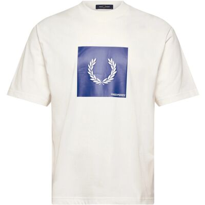 Fred Perry Box Graphic T-Shirt XXL SNOW WHITE XXL Fred Perry Box Graphic T-Shirt XXL SNOW WHITE XXL