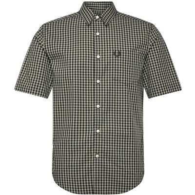 Fred Perry Gingham S/S Shirt S SEAGRASS S Fred Perry Gingham S/S Shirt S SEAGRASS S