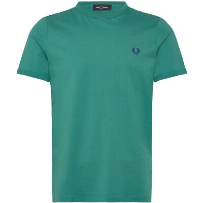 Fred Perry Ringer T-Shirt L DEEP MINT L Fred Perry Ringer T-Shirt L DEEP MINT L