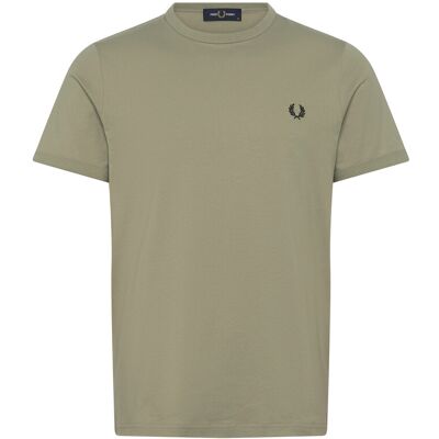 Fred Perry Ringer T-Shirt S SEAGRASS S Fred Perry Ringer T-Shirt S SEAGRASS S