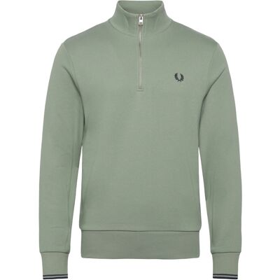 Fred Perry Half Zip Sweatshirt XL BYLF/DAIR/TNSBLU XL Fred Perry Half Zip Sweatshirt XL BYLF/DAIR/TNSBLU XL