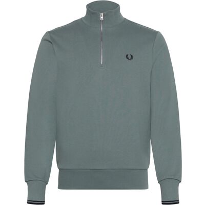 Fred Perry Half Zip Sweatshirt S STOCKPORTBLU/NVY S Fred Perry Half Zip Sweatshirt S STOCKPORTBLU/NVY S