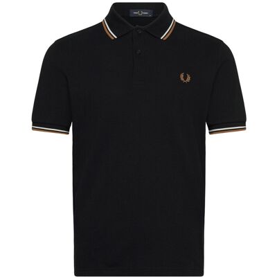 Fred Perry Twin Tipped Fp Shirt S BLACK S Fred Perry Twin Tipped Fp Shirt S BLACK S