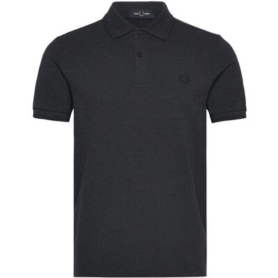 Fred Perry Twin Tipped Fp Shirt XS CHARCOALMARL/BLK XS Fred Perry Twin Tipped Fp Shirt XS CHARCOALMARL/BLK XS
