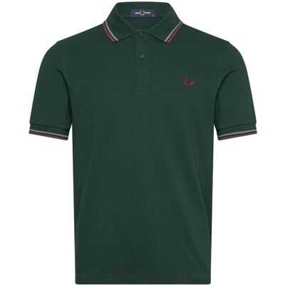 Fred Perry Twin Tipped Fp Shirt XS GRSRTS/STKBL/OXB XS Fred Perry Twin Tipped Fp Shirt XS GRSRTS/STKBL/OXB XS